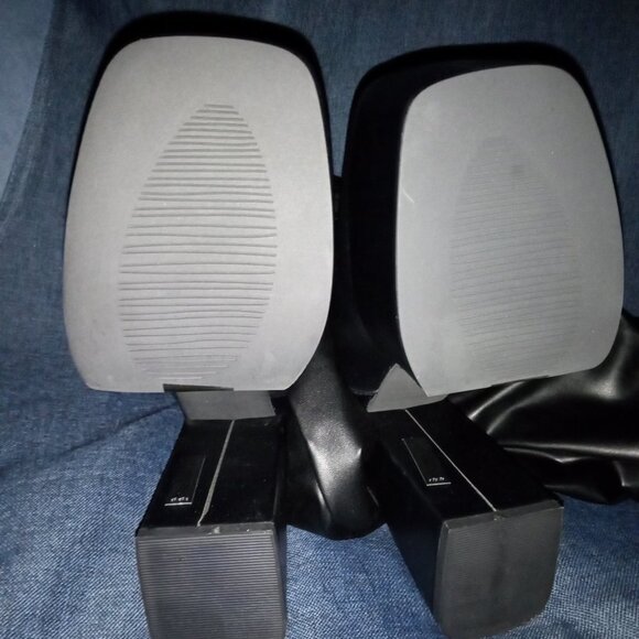 AZALEA WANG " HOLLYWOOD LIMELIGHT" STRETCH CHUNKY HEEL PANT BOOT (BRAND NEW !) - Picture 9 of 10